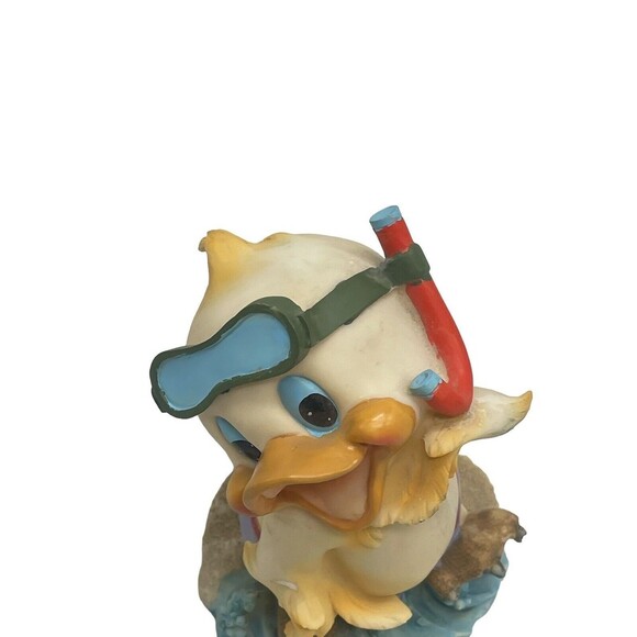18 Daniel Brand Scuba Snorkel Baby Duckling Vintage Hand Painted Porcelain RARE - Picture 9 of 12